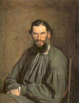 伊凡 尼古拉耶維奇 尅拉姆斯柯依 Portrait of the Writer Leo Tolstoy